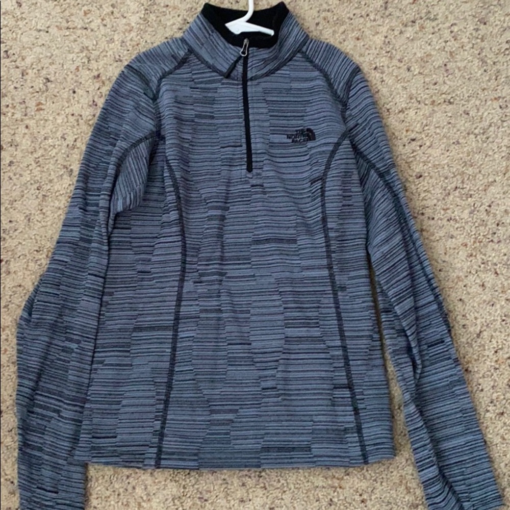 North Face half zip hoodie